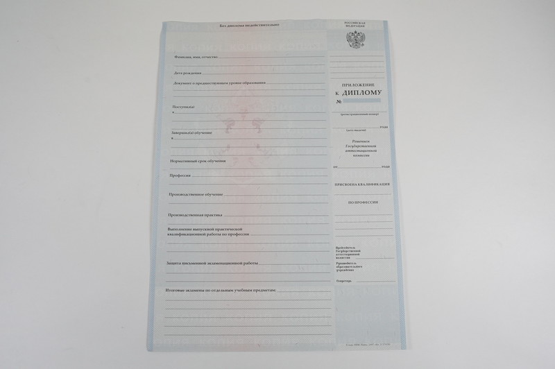 Диплом о начальном образовании  2007-2009 годов в Ярославле