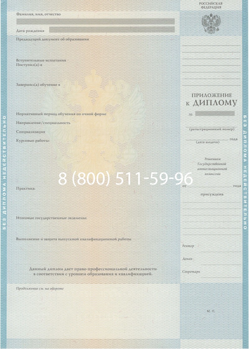 Заказать Диплом специалиста 2010-2011 годов в Ярославле